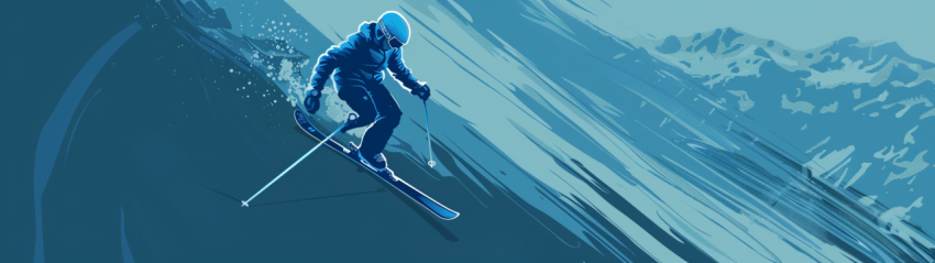 Chitrmela ski runner vector in abstract style vector flat design a144009c f168 441a be8d c7d4aca59a7e 1