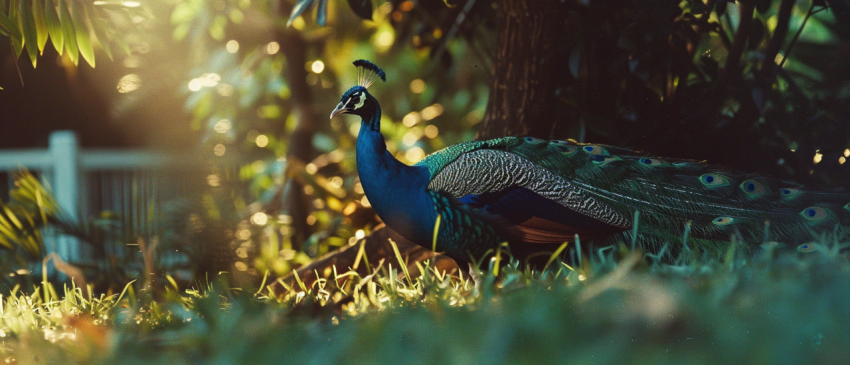 Chitrmela Photo of a peacock with its plumage open walking throu a902b1f3 e9aa 4d40 9e39 5553fb8be09a 0