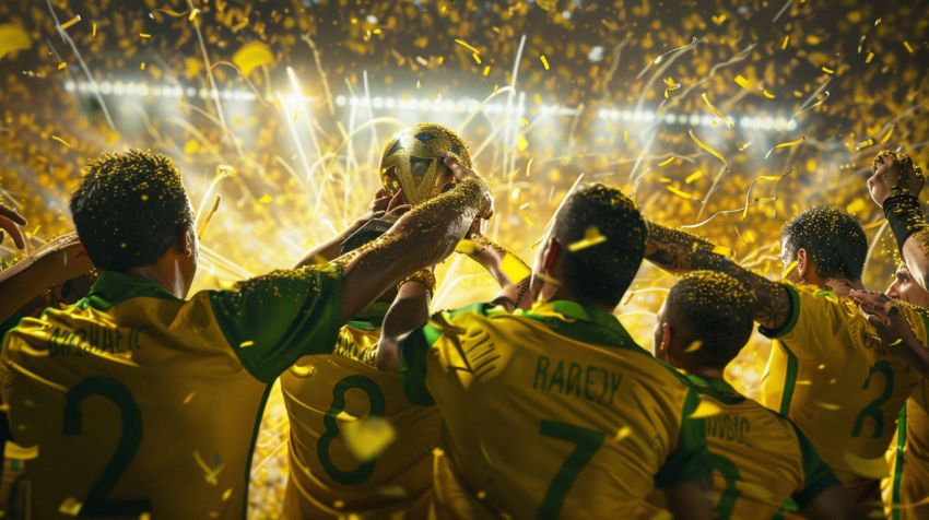 Chitrmela brazil football team celebrating a trophy win at the p 260bf74b e63c 4829 8731 13189f97f667 1