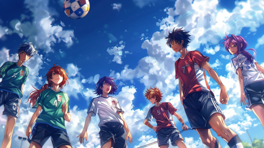 Chitrmela friendship games football match anime style background 5748c7d6 d507 42a8 b618 c58213b55bcc 2