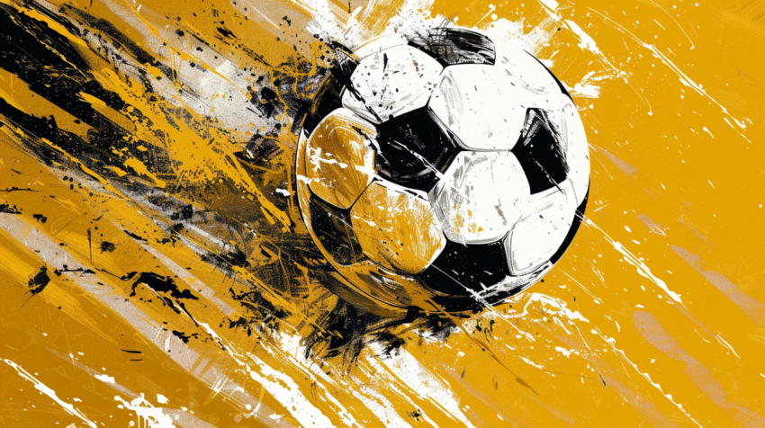 Chitrmela soccer ball graphic image illustration brushstroke in  6e783781 0e50 45f9 ab87 f43553e64acc 1