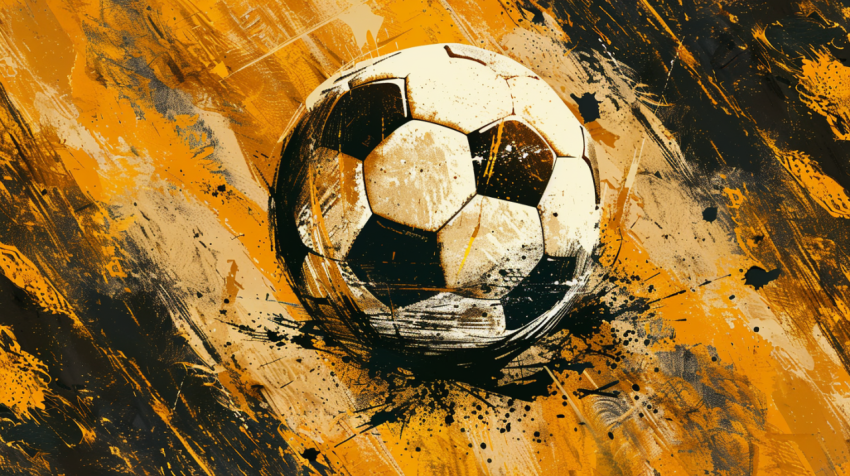 Chitrmela soccer ball graphic image illustration brushstroke in  6e783781 0e50 45f9 ab87 f43553e64acc 0