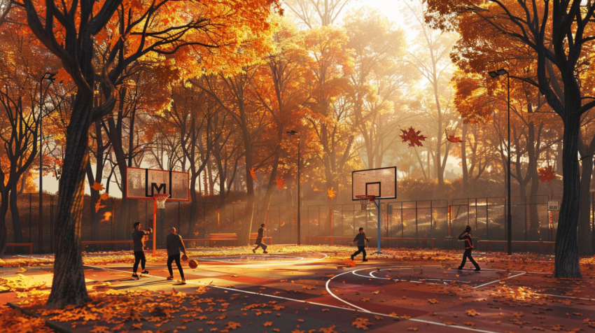 Chitrmela Autumn basketball court Deep tranquil and atmospheric  dce1d5b8 81e8 49fa 8407 b87655ed3f5a 2