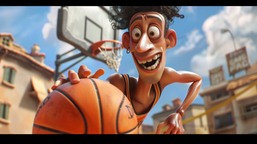 Chitrmela pixar style funny looking basketball player   ar 169 b9b5133a 0012 445e 8a05 26850e933a0a 2