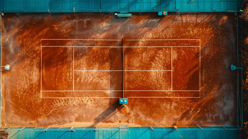 Chitrmela clay tennis court top view clean style   ar 169 e9bed619 0e0b 41af b179 d0b9eb265743 2