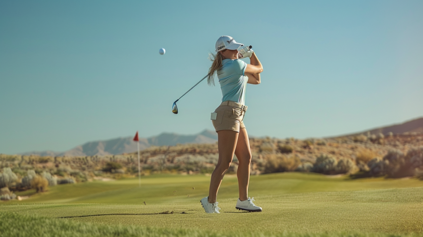 Chitrmela a studio photo of sydney sweeney swinging a golf club  2a26c26c 3cd7 4d22 85ad bc5e3856e83d 3