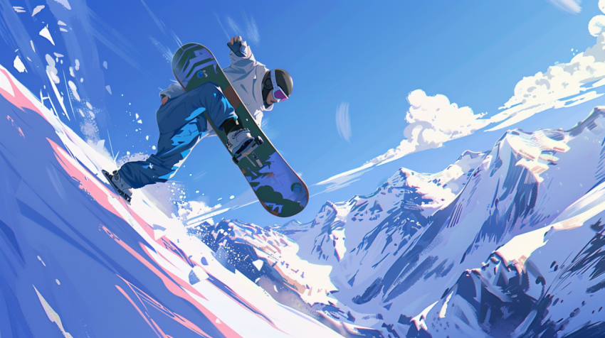 Chitrmela Create an anime snowboarding scene the boarder airborn 2693b7ab 00a6 42b7 98cb 83d28cec129e 2