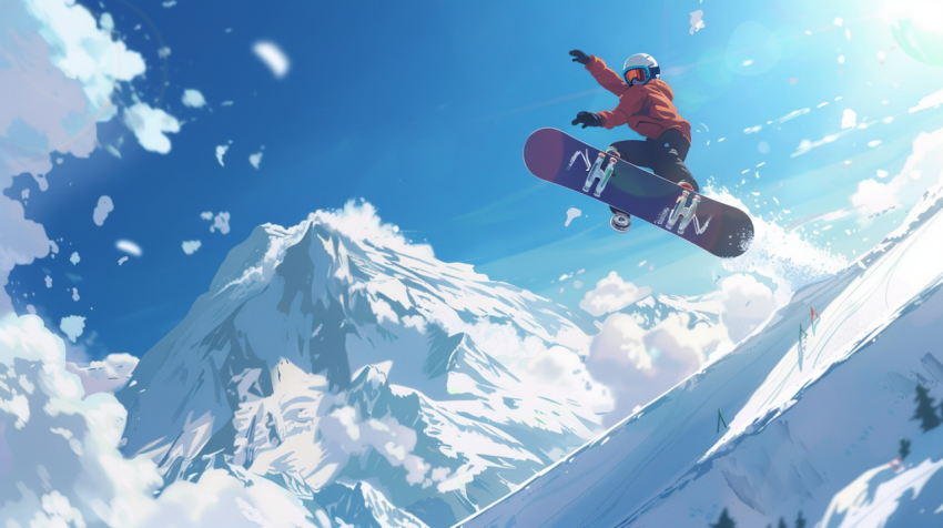 Chitrmela Create an anime snowboarding scene the boarder airborn 2693b7ab 00a6 42b7 98cb 83d28cec129e 1