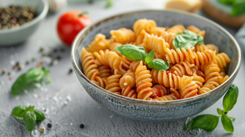 Chitrmela Food photography pasta in a bowl light background aest 1e77c9f3 91d3 4347 9d5c c4109bbc1941 2