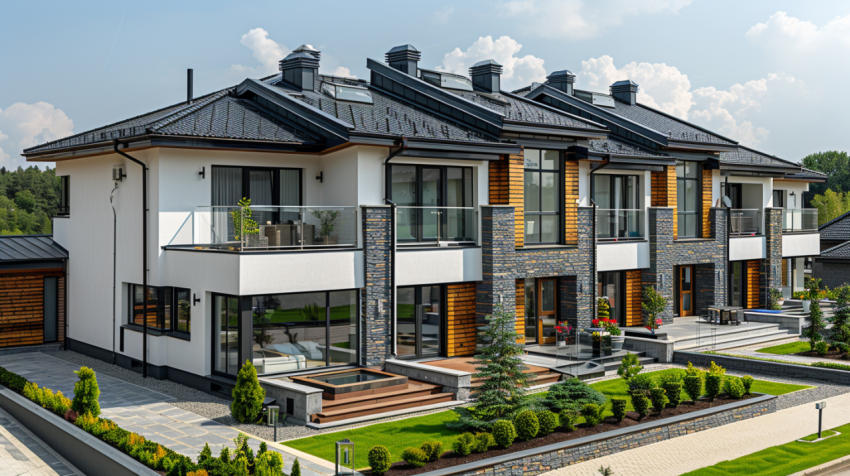 Chitrmela New row houses with flat roofs of epdm Camera view obl 527be599 3018 4527 b35c 85a18cae571c 2