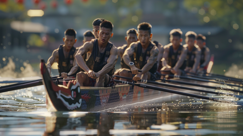 Chitrmela In the dragon boat race rowers wear coordinated unifor 06f8ff85 47a8 443c ab92 0583be9add24 3