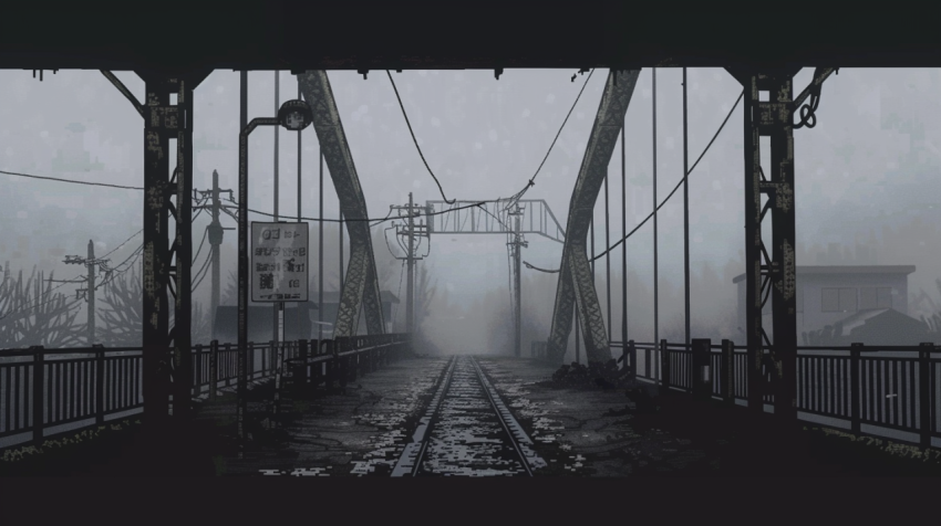 Chitrmela emty fog bridge 2d videogame silent hill junji ito hor 6073a971 3f3a 4c36 8967 50c9da97226d 3