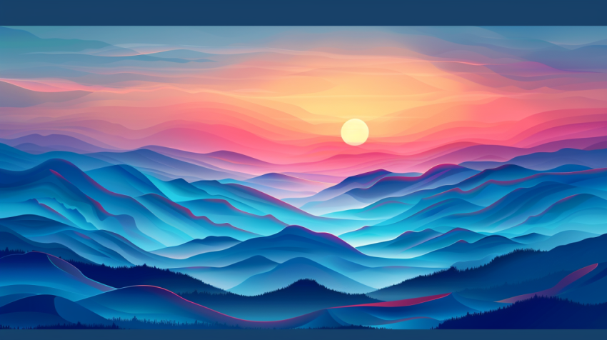 Chitrmela vector Gradient landscape with slighly opac vibrant co 04b5df67 9549 4a70 8c0f a3bc610e2757 0