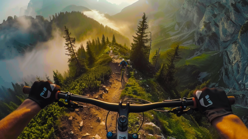 Chitrmela a mountain biker about to go down the biggest mountain abe85773 a854 42ea a6ad cd3fcde8b3d7 3