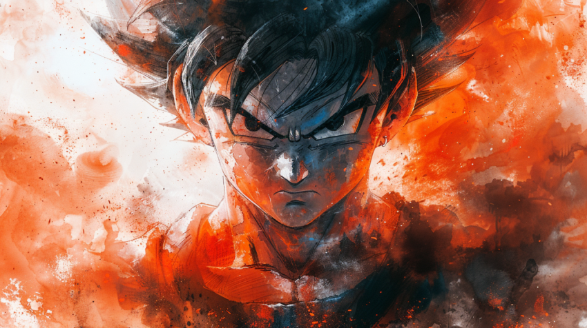 Chitrmela a poster design centered around goku utilizing a minim 63e1cd94 0c7e 4051 b1db ca3908eb155c 2