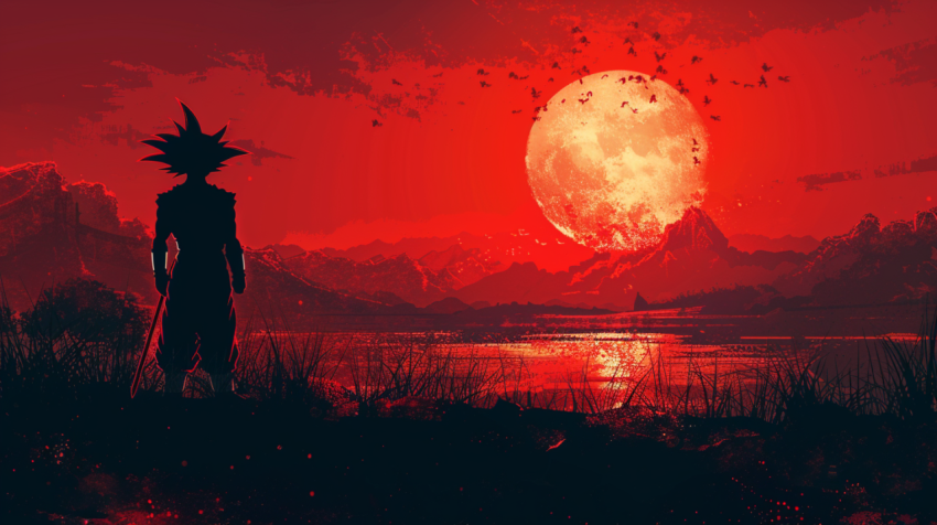 Chitrmela goku themed background vector image cinematic theatric 8c06a9c1 134e 4be3 bcdb a4629d283e96 2