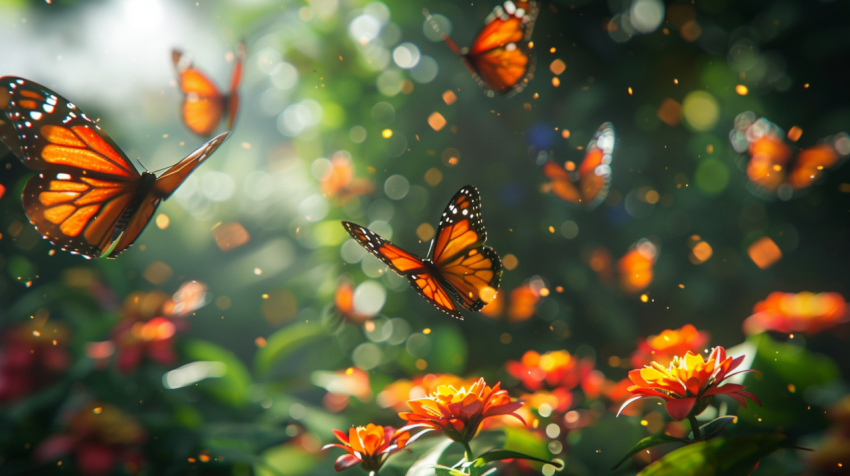 Chitrmela butterflies flying in a garden towards the camera    a 6aefe55f 82e6 42fe b38a 254d6044e07a 1