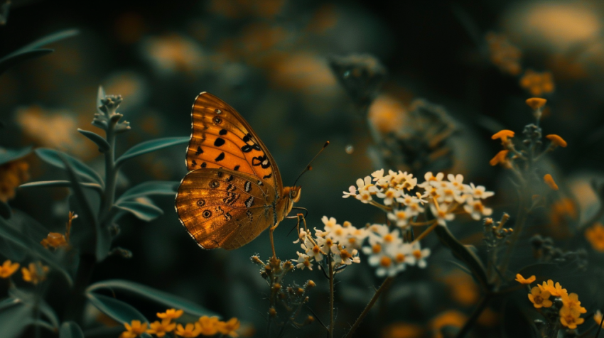 Chitrmela cinematic shot of a butterfly on a flower stock photog f6291b9c 5e8d 4dd2 9b6d 247ef8652c5c 0