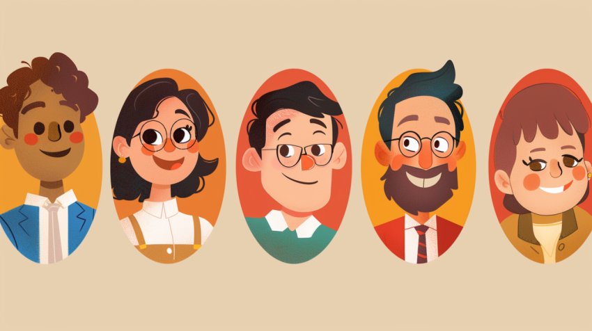 Chitrmela A Pixar style digital trombinoscope featuring a divers 6527b62e 81b4 4a2c ad66 fe83128b521c 3