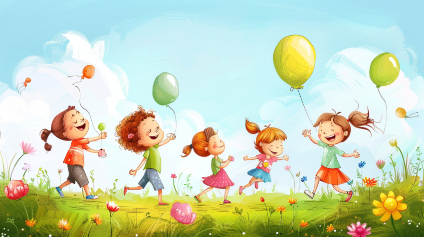 Chitrmela cartoon children playing outdoors   ar 169 93dd5f7e 26bb 4d8b 90fd c2243cb95fad 3