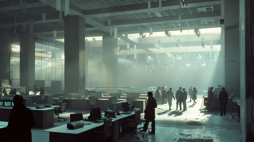 Chitrmela a large dystopian sad office space with many people fr 672bb796 aed6 4c6d b2e8 270655bd4d84 0