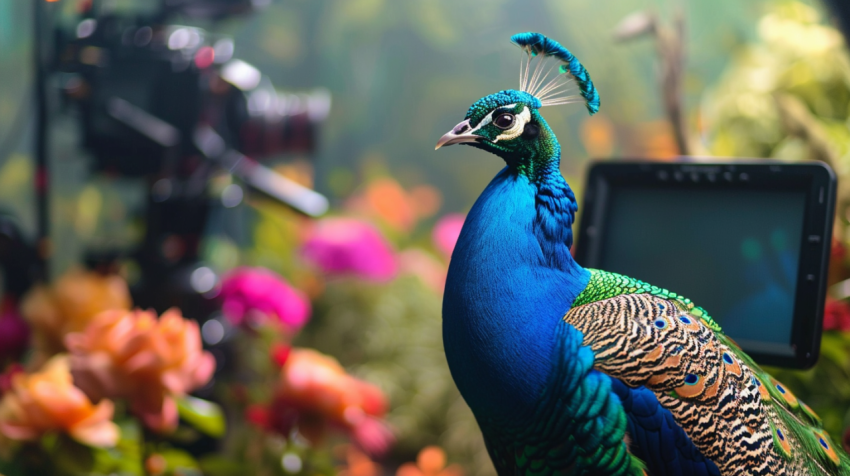 Chitrmela Peacock on screen wide angle full body side shot   ar  a2441a63 cd17 486a 865e 3c52632b3ce6 2