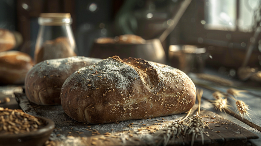 Chitrmela A photorealistic image of freshly baked bread capturin 1fbabe32 c7fd 434b 979c fa3e8f13576a 1