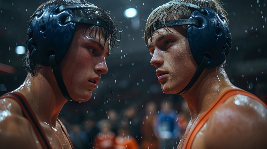 Chitrmela 2 high school wrestlers wide shot   ar 169   style raw 1fd4d217 5867 4306 b19c d284edec1567 1