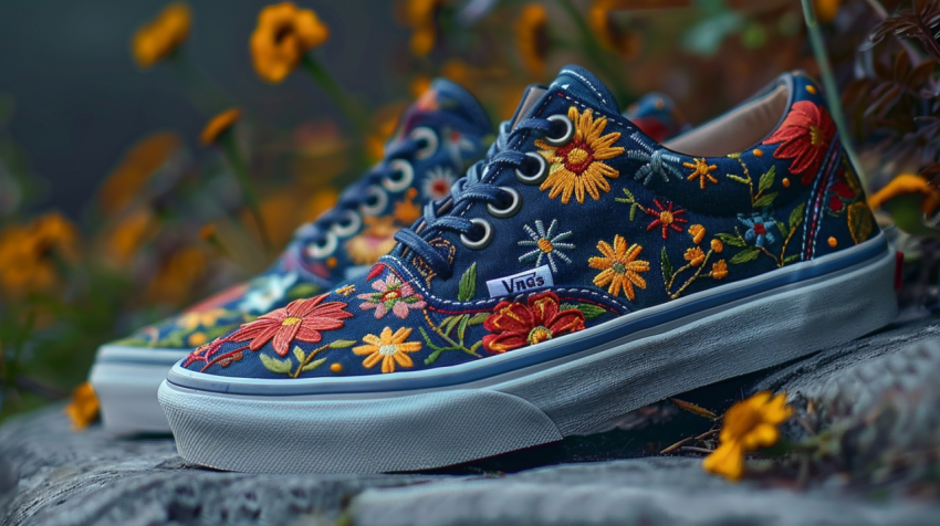 Chitrmela Create Pair of Vans Shoes with metalic floral embroide e0fe6ef7 dc67 4fb1 b5b5 90ea5ea264e3 1