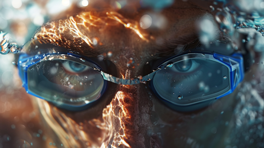 Chitrmela An Olympic swimmer ready at the start point determined 7e820aa6 36c9 47f6 835a ba99aa4357f1 2