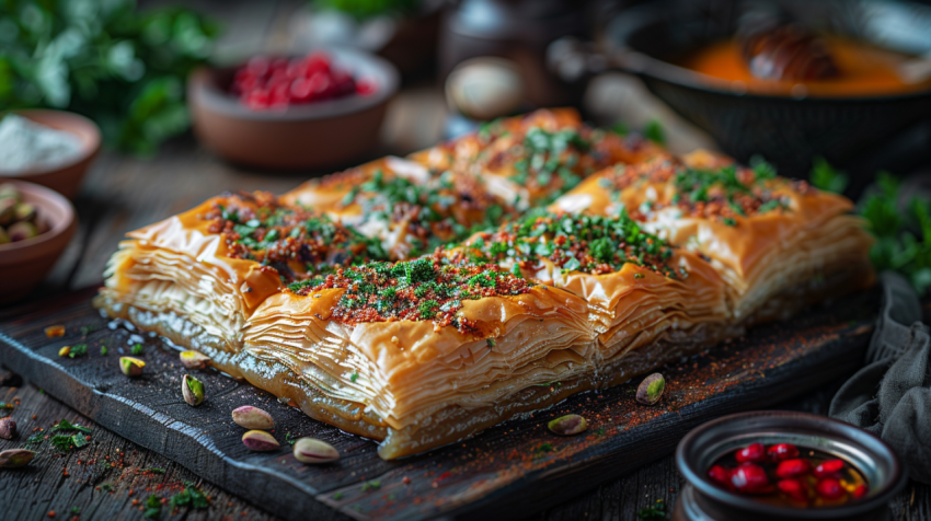 Chitrmela Traditional honey baklava pistachio  Pottery and silve e4f2677e 6cd6 4cb5 baba e798b75d1ab2 1