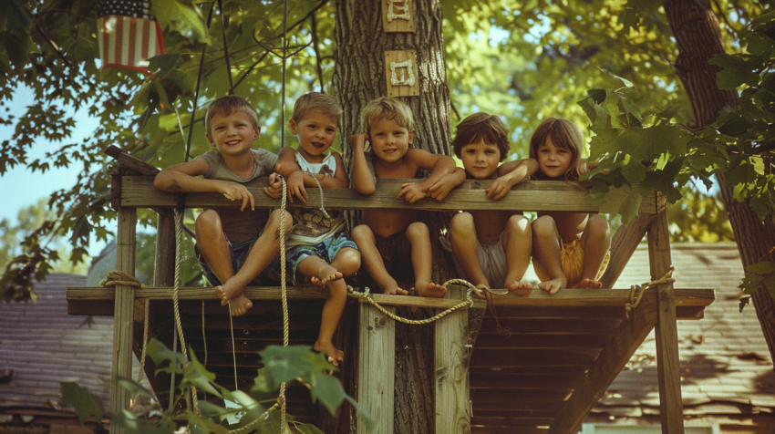 Chitrmela Five children in a treehouse  Laughter and adventure   17af3bf1 fb11 4f31 b7d7 5ae13a8f2664 1