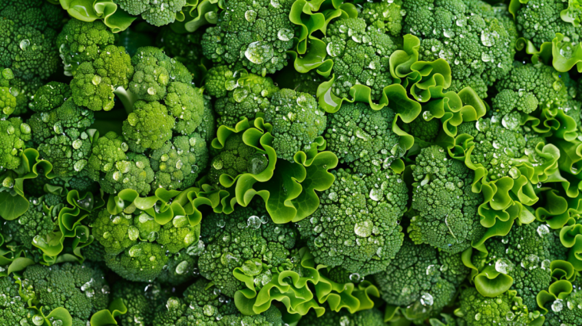 Chitrmela brocolli seamless background with shiny water drops  T ba113f5f 2feb 4535 9a0e 9083f2947114 2