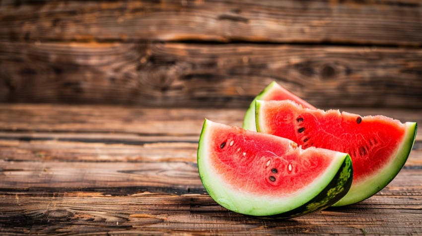 Chitrmela Cut delicious ripe watermelon on wooden table   ar 169 634a7695 6d4b 478b b5ee 91e69b5ae2a9 0