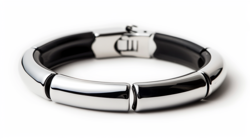 Chitrmela  A single magnetic therapy bracelet positioned on a wh 970d2e45 6d0a 4f8d 9e9c 09ac60698661 0