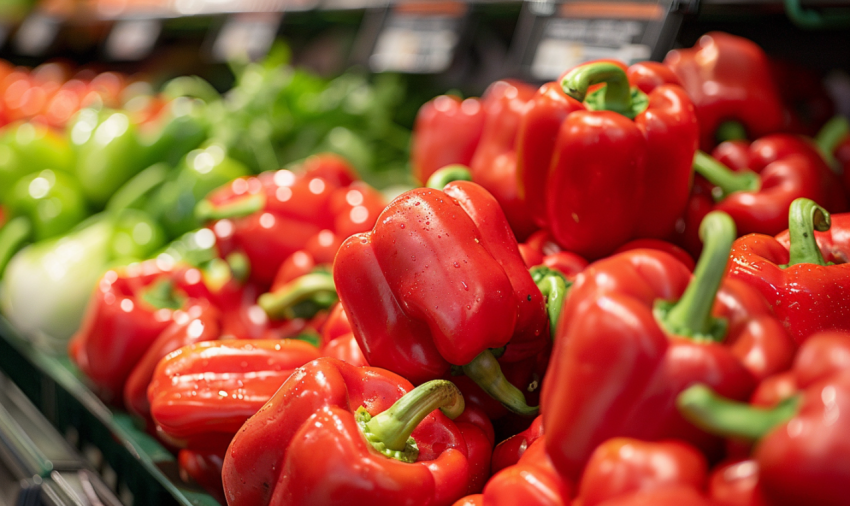 Chitrmela Red peppers at the supermarket stockphoto   ar 8953    545a2ec5 41a4 405d 9d04 f4c048248c8c 3