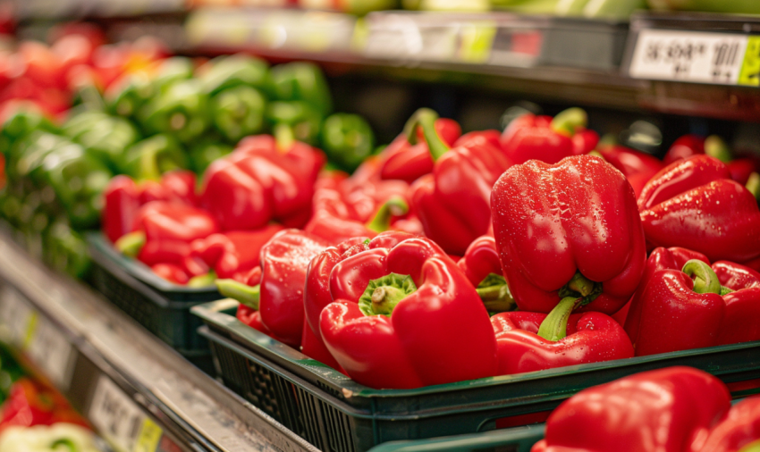 Chitrmela Red peppers at the supermarket stockphoto   ar 8953    545a2ec5 41a4 405d 9d04 f4c048248c8c 1