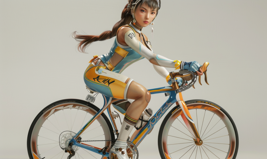 Chitrmela Chun Li of Street Fighter  wearing cycling clothes rid bdcb2ea0 25c6 4000 98c9 3179093c7ebd 2