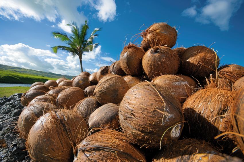 Chitrmela A commercial photography photo of a pile of coconuts u 4f2ecfdb dd96 45d1 84ea 4a25dbb53e18 0