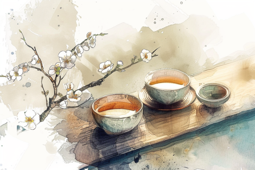 Chitrmela Create an image of traditional Korean Ssanghwa tea dep 2e09626f de4a 41dd 960c 1f5b1f5cb61d 2