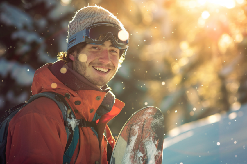 Chitrmela Photography of a young men snowboarder smiling holding 467a29fd d13d 4707 ae25 d7495c283a1f 1