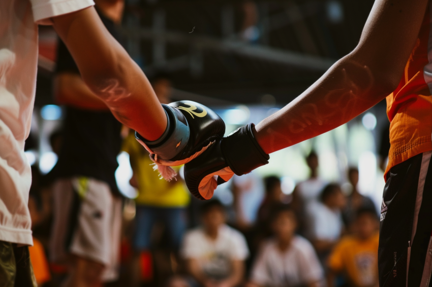 Chitrmela Shot of opponents touching gloves at start of match    484fc590 1f2e 4bb7 bd78 8a575816d8b9 3