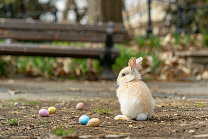 Chitrmela park with a few colorful easter eggs hidden around a s 571f80d4 908f 4f19 8840 c472390f044b 2