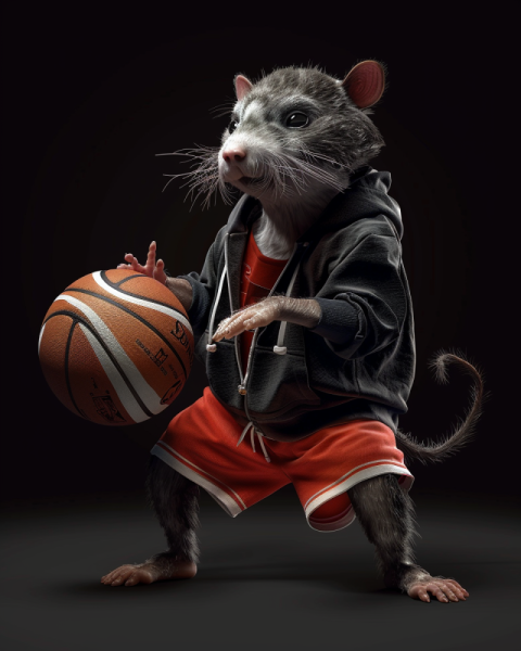 Chitrmela opposum playing basketball tshirt design black backgro cf1438b1 40e4 4c55 ad5f d0e030a0620c 1