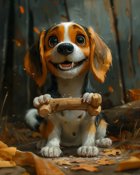 Chitrmela beagle dog in the style of a Pixar cartoon give the do a55703da fae2 4023 83b2 d6ea4e332c59 1