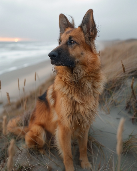 Chitrmela photo of a great German shepherd playing at the nordic 6b67eea8 fcc0 4de7 8f1f 119b8b4abee7 0