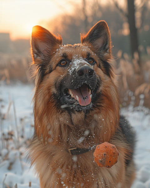 Chitrmela photo of a great German shepherd playing at the nordic 6b67eea8 fcc0 4de7 8f1f 119b8b4abee7 3