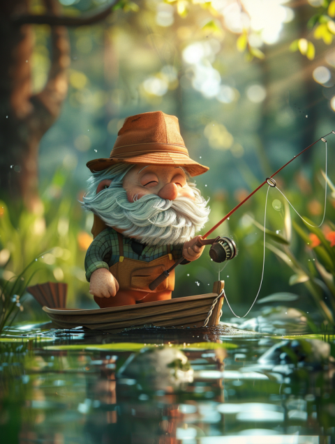 Chitrmela A Fishing expert is fishing in cartoon stylerealistic  88b791f2 7217 466e 84fb 5f7d3c95c6a0 3