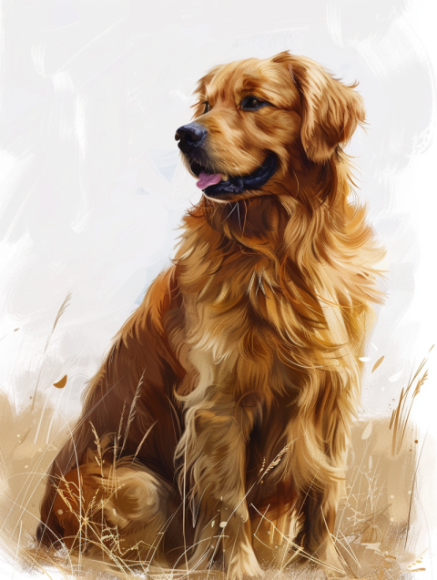 Chitrmela Golden Retriever Dog realistic   ar 34   stylize 250 0309a691 01ce 4335 abe1 afc700100d66 1