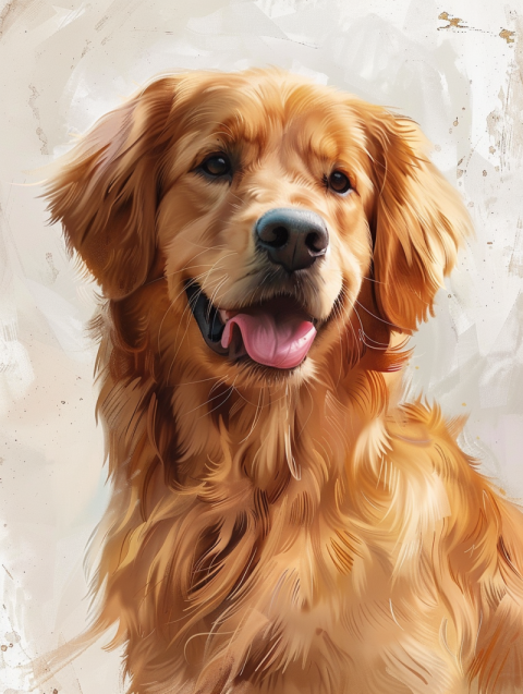 Chitrmela Golden Retriever Dog realistic   ar 34   stylize 250 0309a691 01ce 4335 abe1 afc700100d66 3